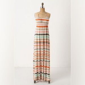 Anthropologie Striped Maxi Dress - Multicolor
